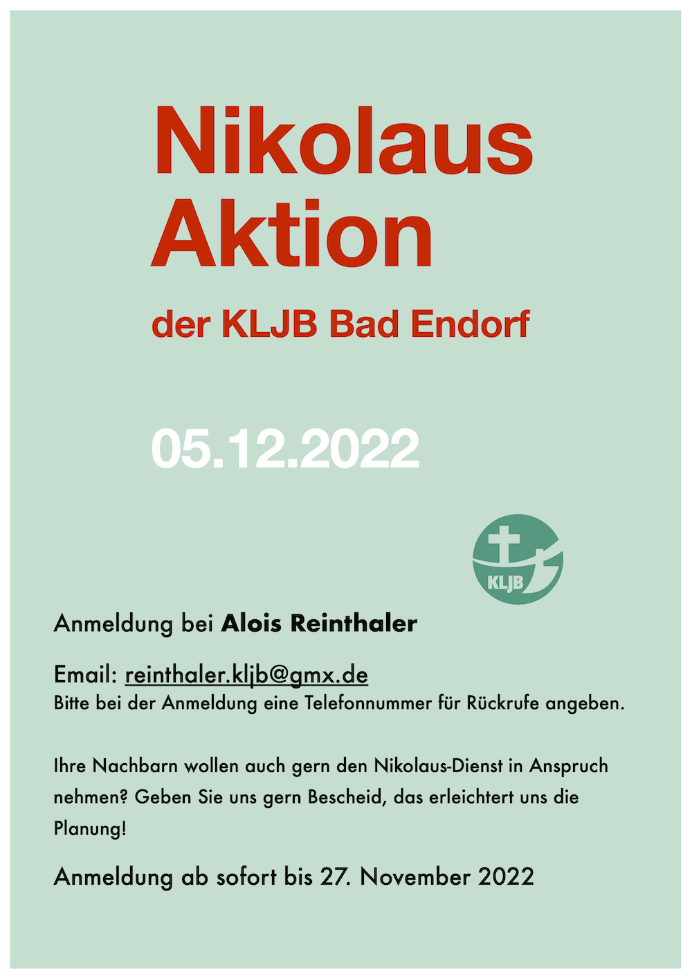 Nikolaus Aktion der KLJB Bad Endorf – 2022