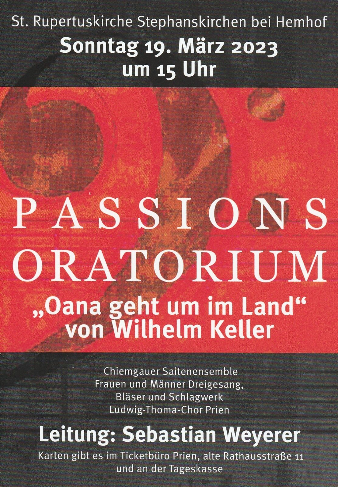 Passions Oratorium – 2023