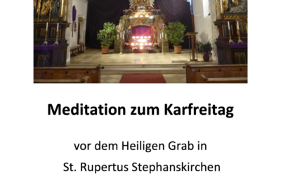 Meditation zum Karfreitag – 2023