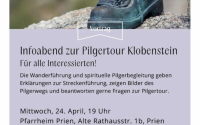 Infoabend zur Pilgertour Klobenstein – 2024